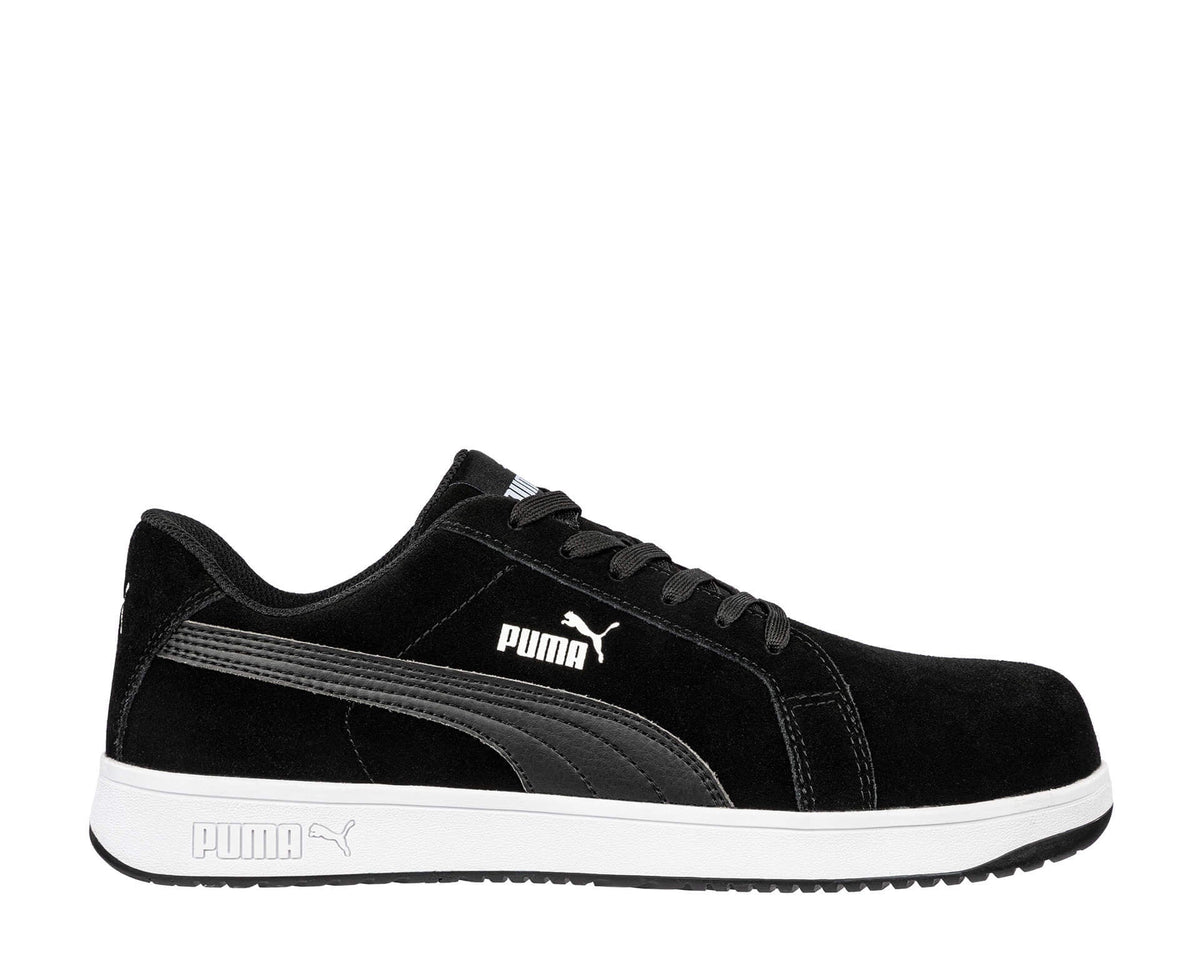 PUMA Safety ICONIC LOW S1PL ESD negro, vista lateral exterior