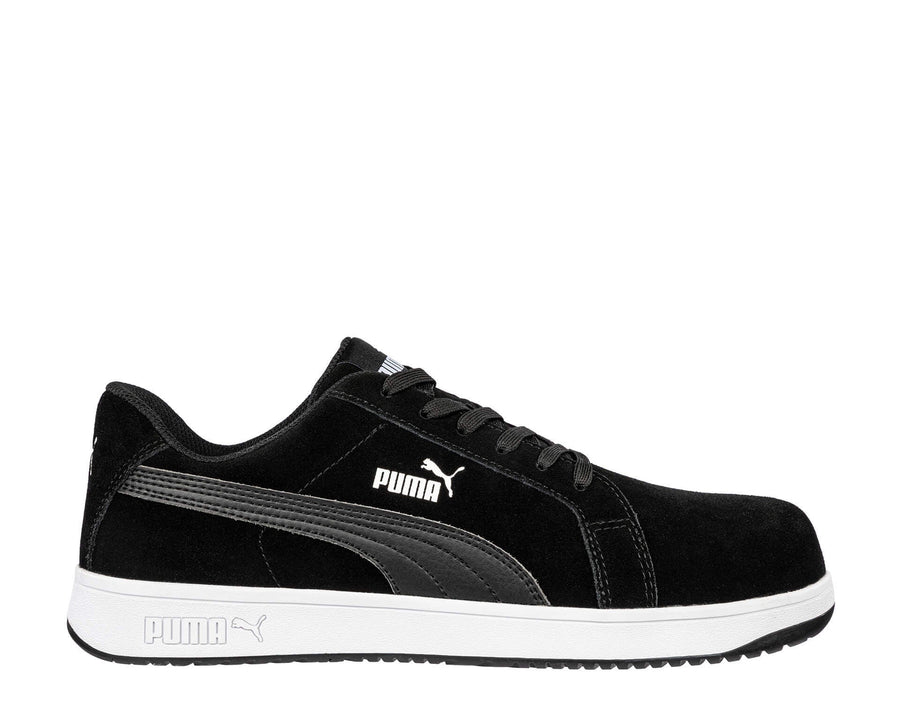 PUMA Safety ICONIC LOW S1PL ESD negro, vista lateral exterior